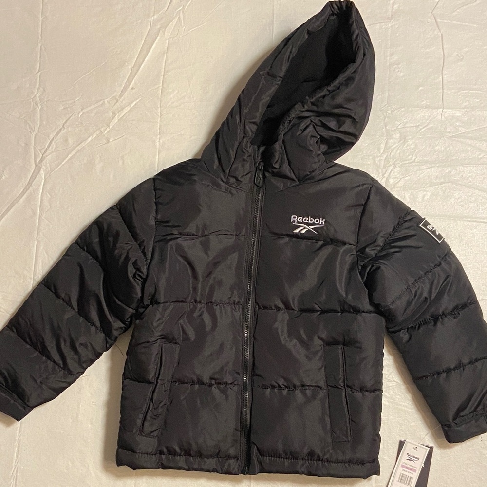 Reebok Kids Black Puffer Jacket